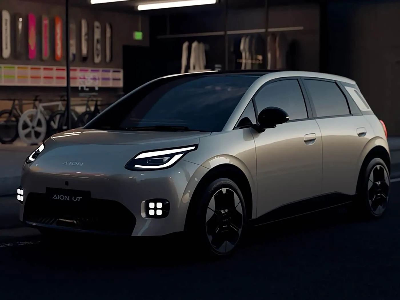Nouvelle énergie Pure électrique Mini hayon AION UT offre spéciale Lithium hybride EV de la coentreprise GAC à bas prix
