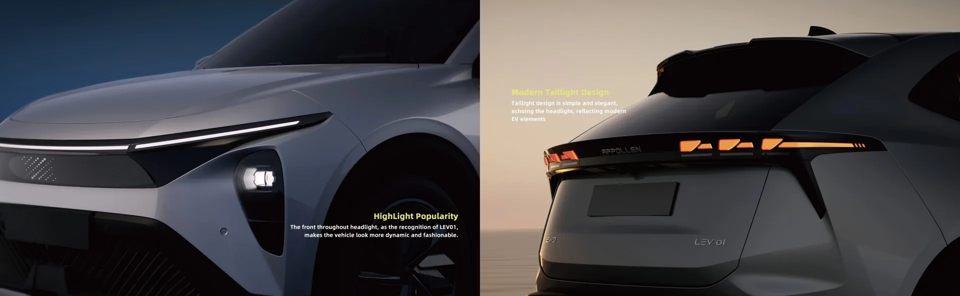 LEV01 SUV À CONDUITE À DROITE VÉHICULE À ÉNERGIE NOUVELLE EV empattement longue portée 5 sièges
