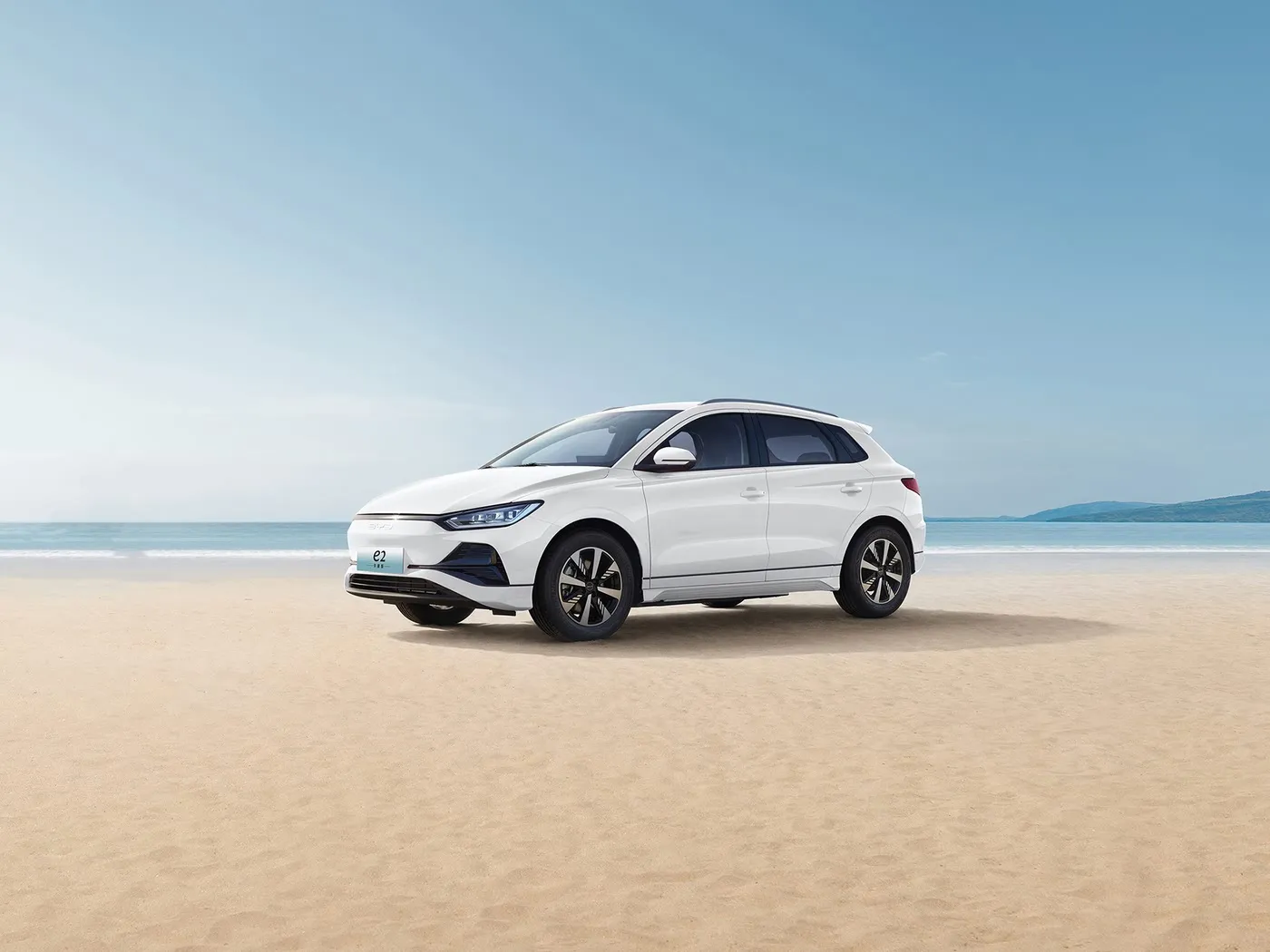 BYD E2 – berline électrique de luxe EV, SUV, hayon, direction gauche, moteur à batterie au Lithium, nouveau véhicule énergétique chinois