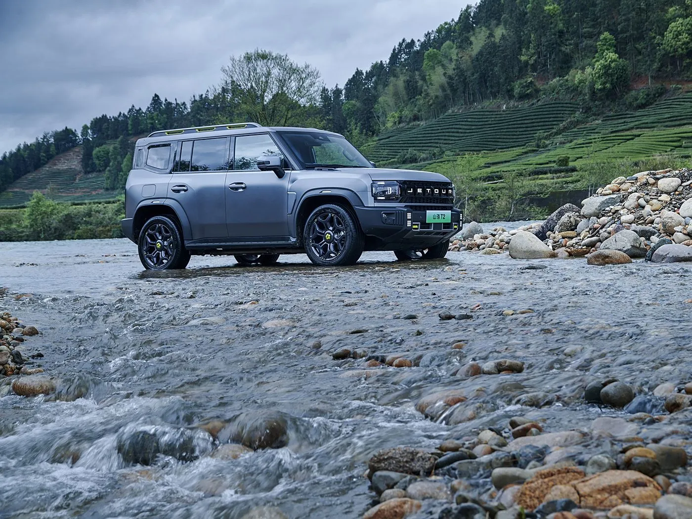 Jetour T2 SUV Version hybride Euro VI nouveauté lumière Turbo ACC boîte de vitesses automatique cuir volant à gauche