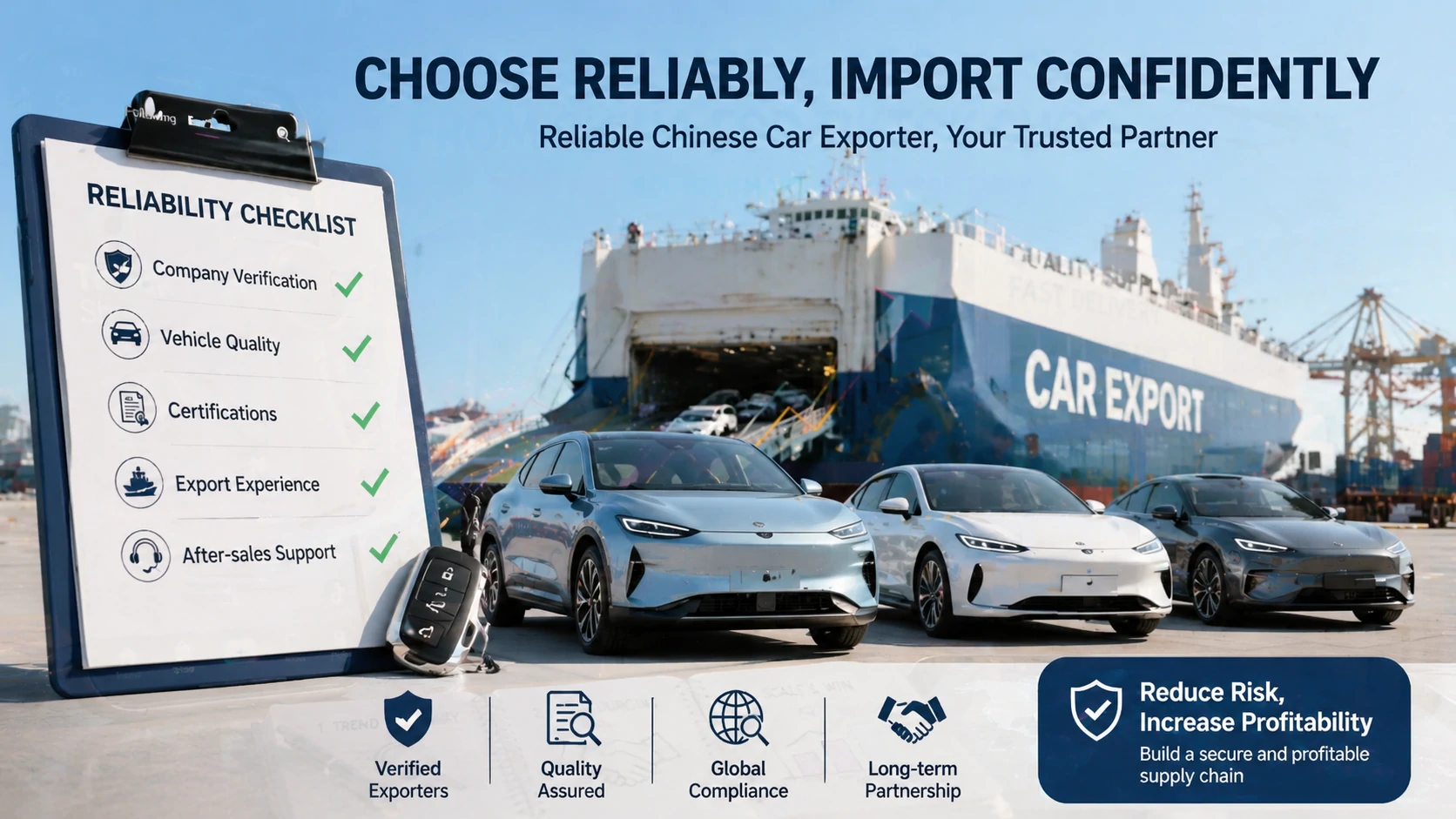 Comment choisir un exportateur automobile chinois fiable : une liste de contrôle pratique de la fiabilité pour les concessionnaires mondiaux