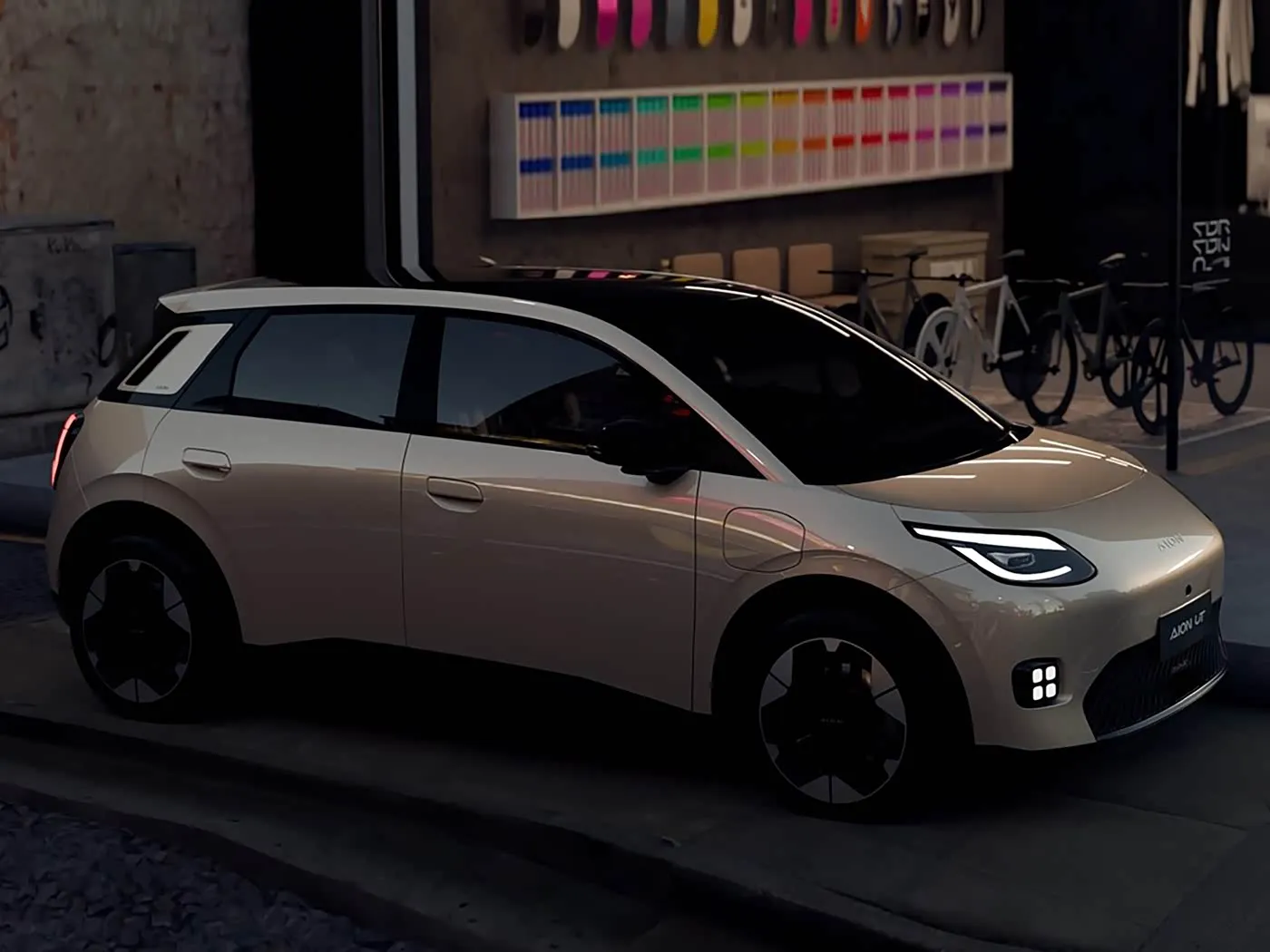 Nouvelle énergie Pure électrique Mini hayon AION UT offre spéciale Lithium hybride EV de la coentreprise GAC à bas prix
