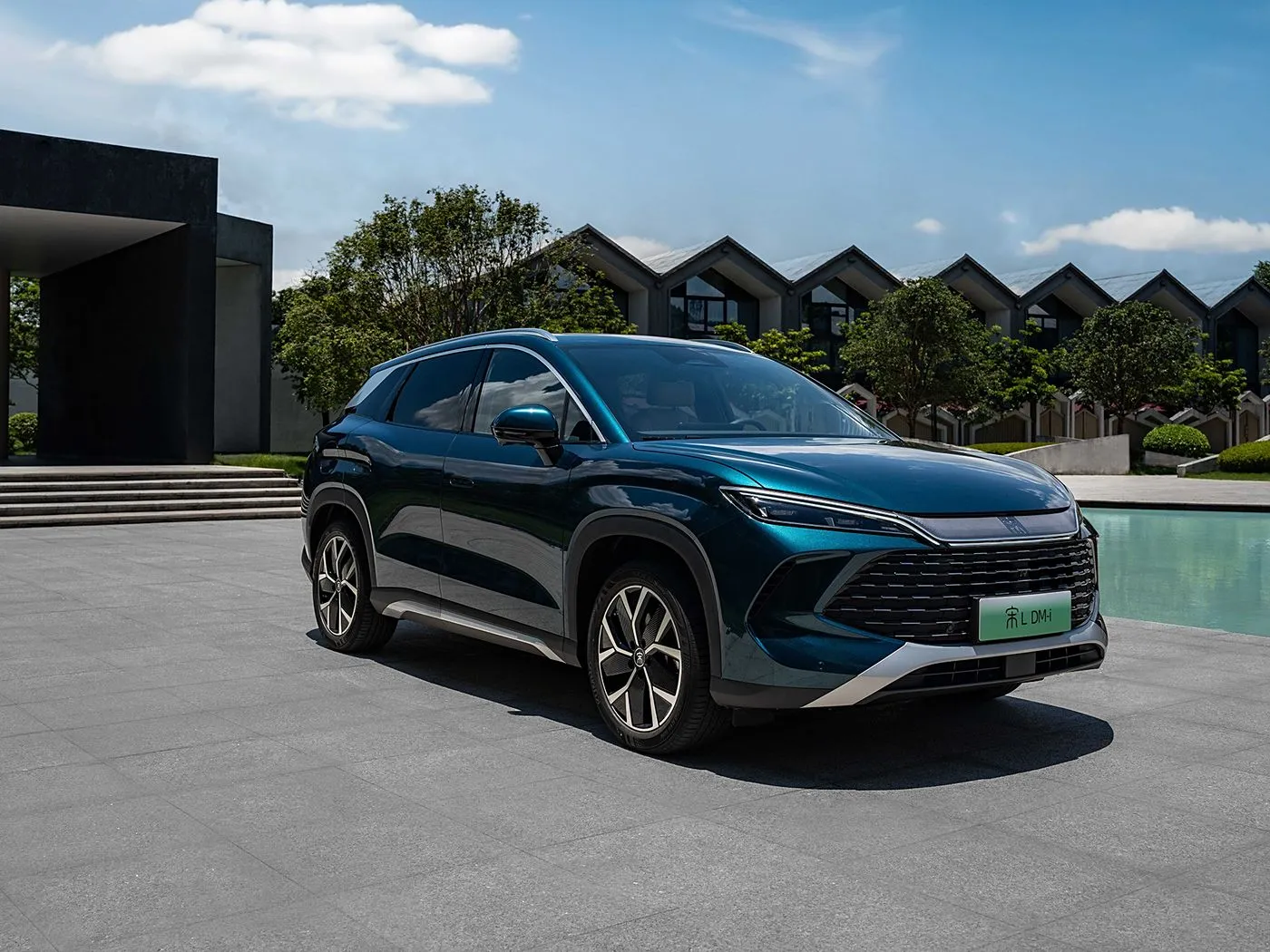 BYD Song L DM-i SUV compact PHEV Véhicule nouvelle énergie longue portée et haute vitesse DiPilot 2.0 Sièges chauffants Caméra panoramique 360°