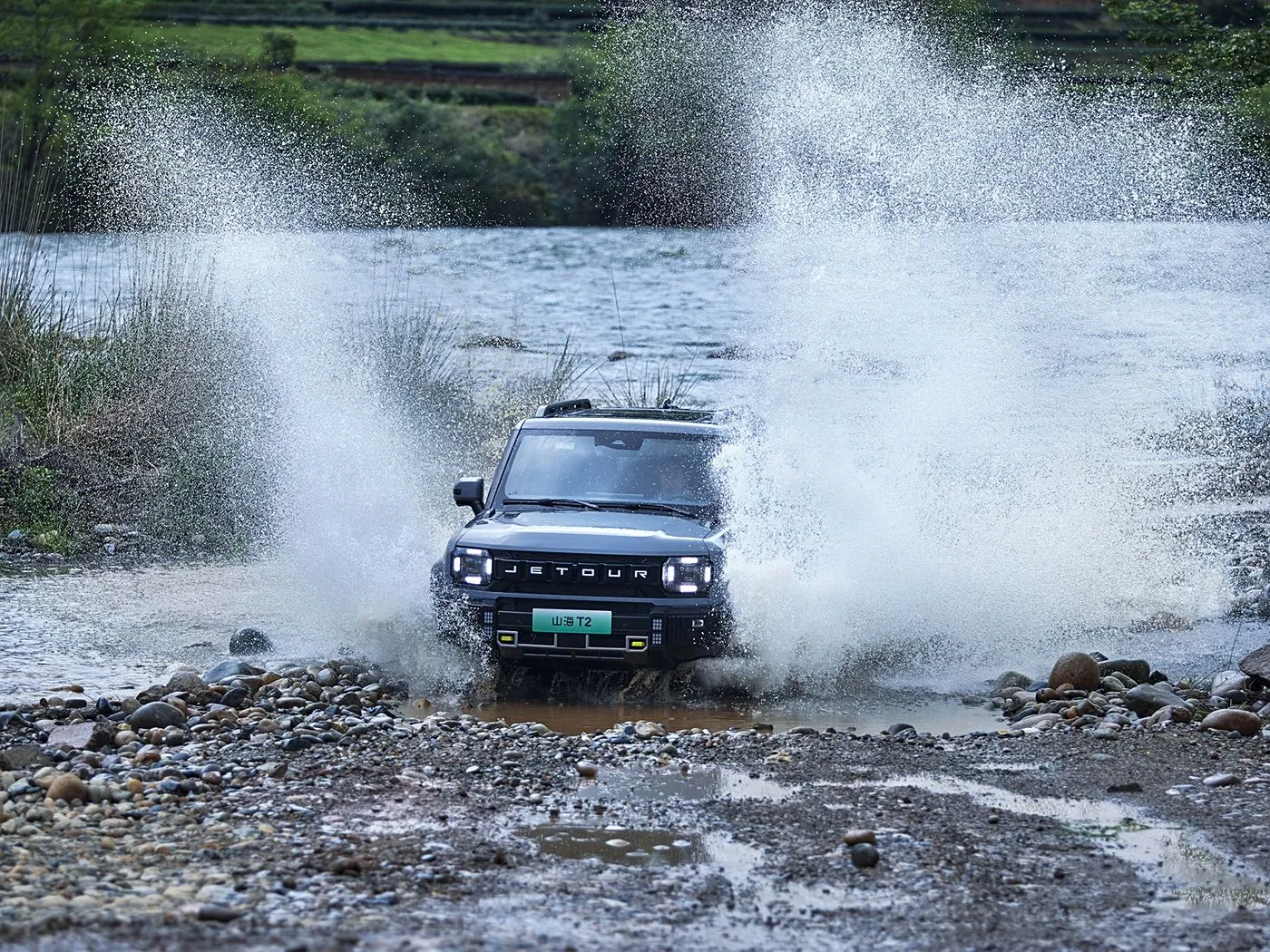 Jetour T2 SUV Version hybride Euro VI nouveauté lumière Turbo ACC boîte de vitesses automatique cuir volant à gauche