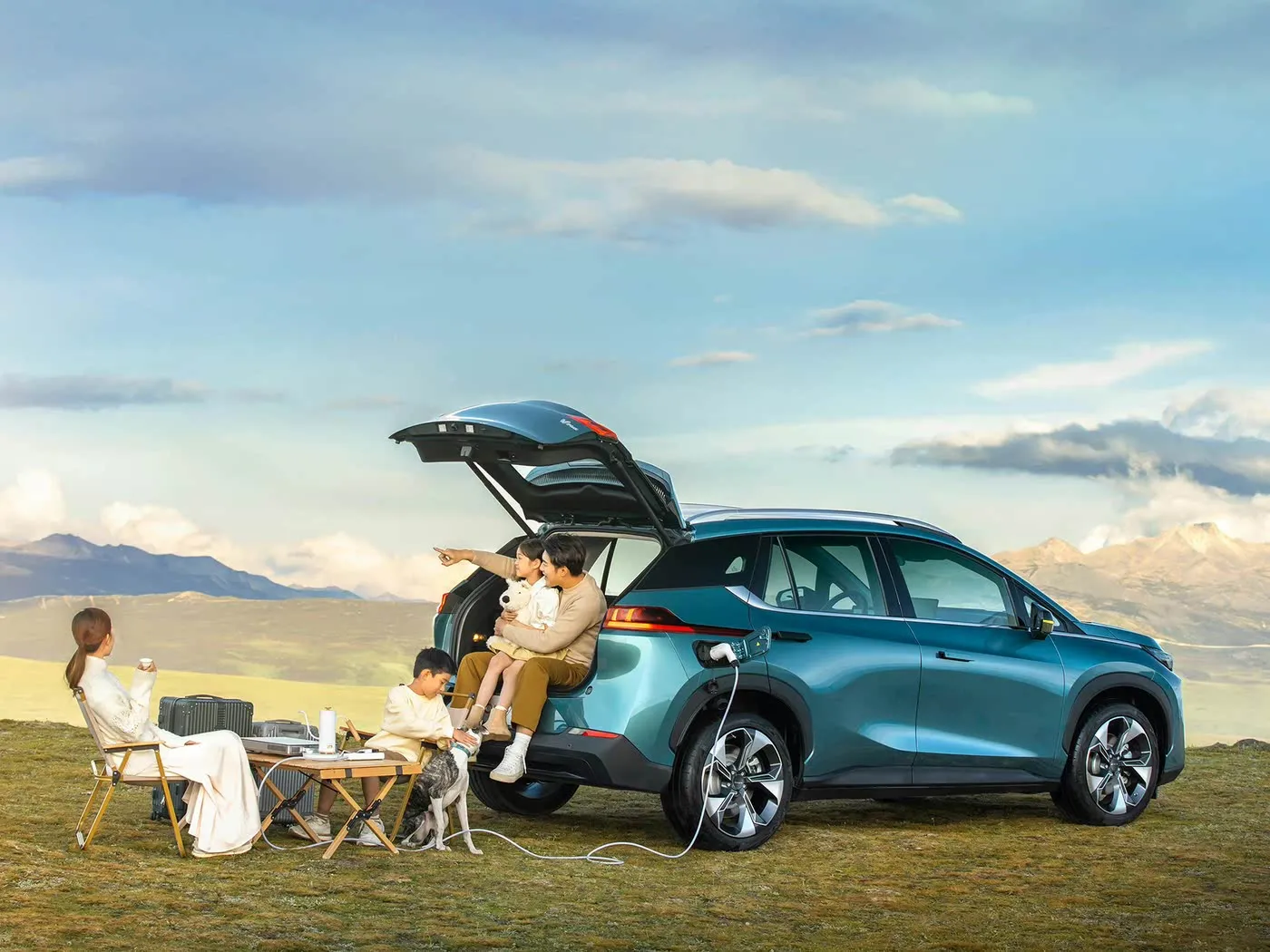 AION V Tyrannosaurus SUV électrique de luxe Expérience ultime de conduite à gauche avec fonctionnalités avancées Véhicule à énergie nouvelle