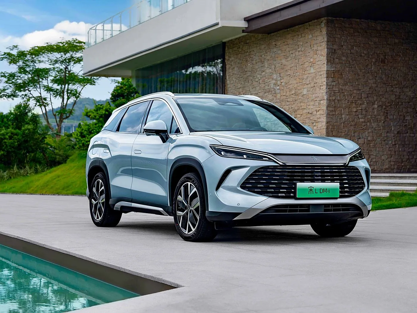 BYD Song L DM-i SUV compact PHEV Véhicule nouvelle énergie longue portée et haute vitesse DiPilot 2.0 Sièges chauffants Caméra panoramique 360°