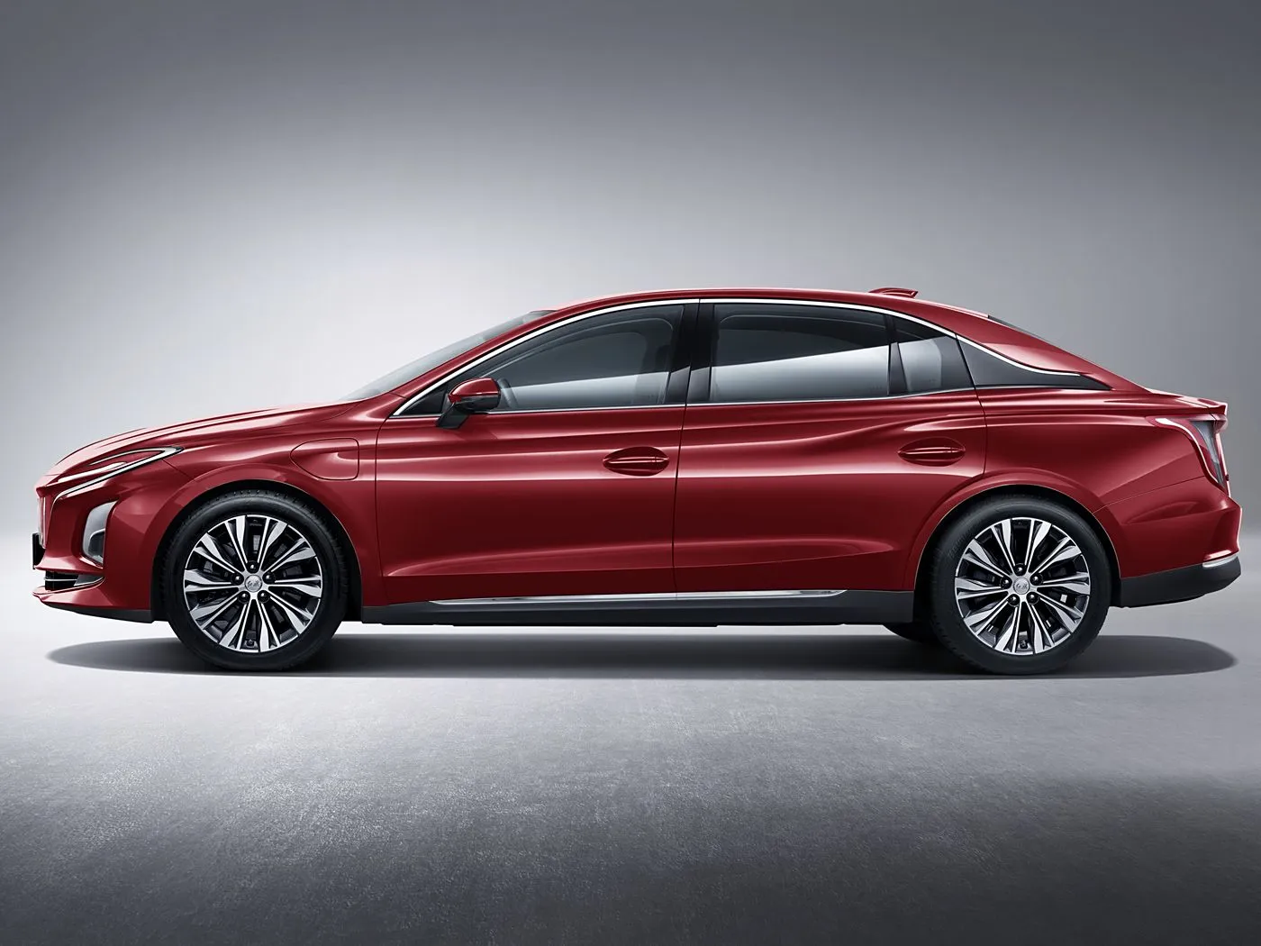 Hongqi E-QM5 Berline EV spacieuse à empattement long et longue portée, véhicule électrique à nouvelle énergie pure