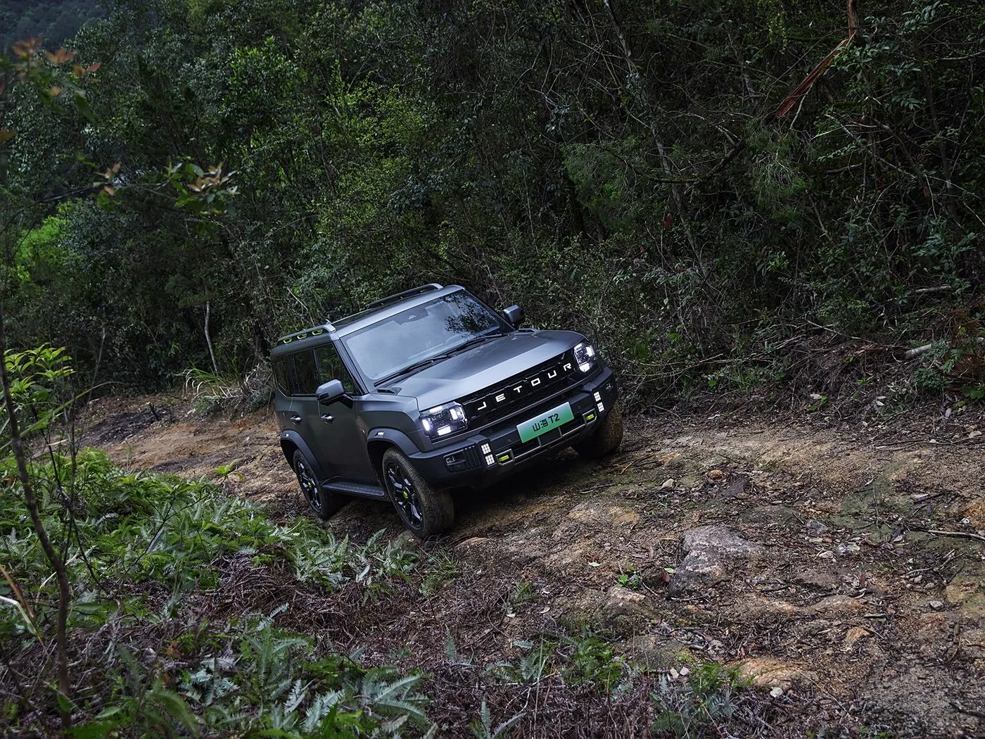 Jetour T2 SUV Version hybride Euro VI nouveauté lumière Turbo ACC boîte de vitesses automatique cuir volant à gauche