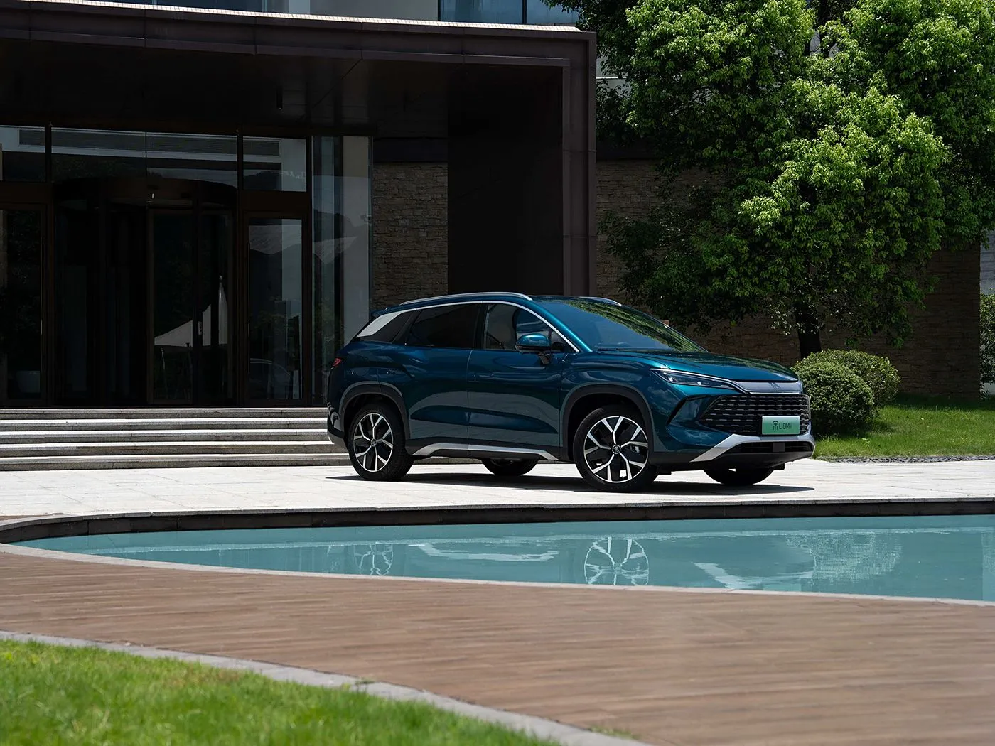 BYD Song L DM-i SUV compact PHEV Véhicule nouvelle énergie longue portée et haute vitesse DiPilot 2.0 Sièges chauffants Caméra panoramique 360°