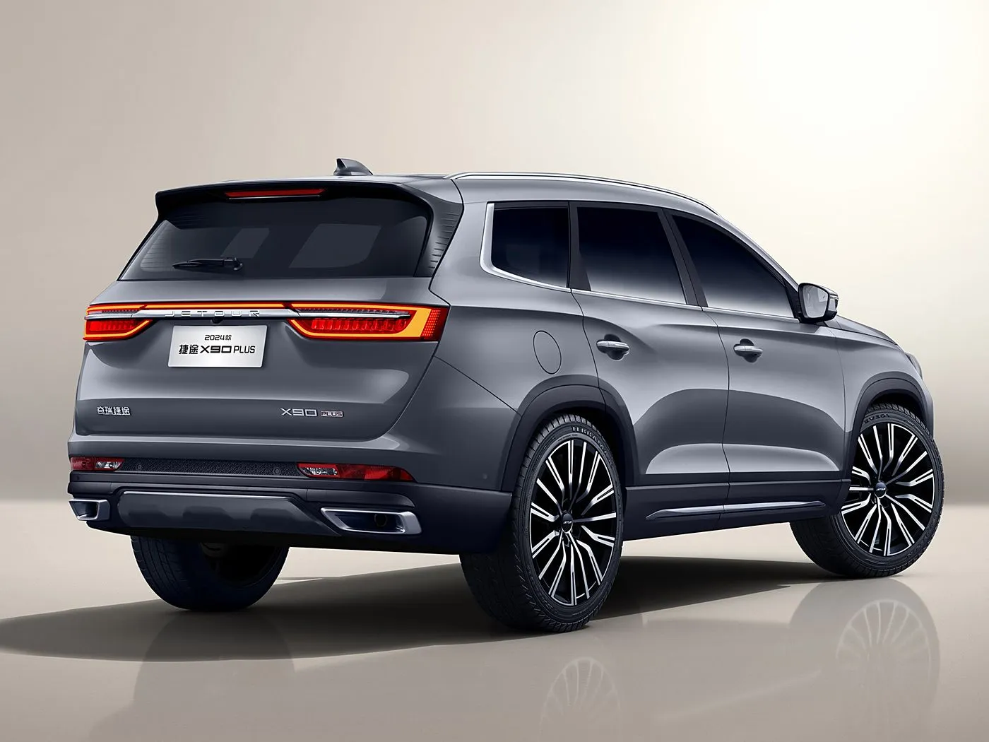 Tout nouveau Chery Jetour X90 PLUS SUV à entraînement automatique, sièges en cuir de galerie de toit en alliage Euro VI